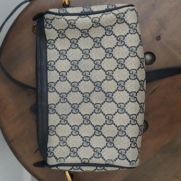 Authentic Vintage Gucci GG Monogram Supreme Sherry Web Ophidia Crossbody Bag - Picture 3 of 9